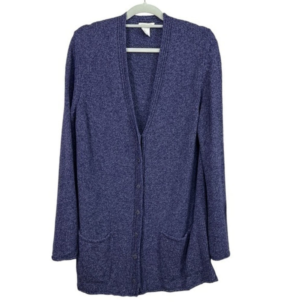 Henri Bendel Spa Vintage Long Cardigan Merino Wool Rabbit Hair Silk Blend